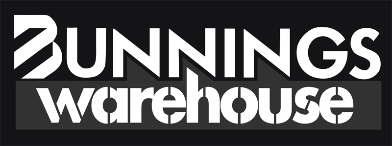 bunnings warehouse black logo