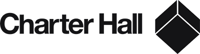 charter hall logo black
