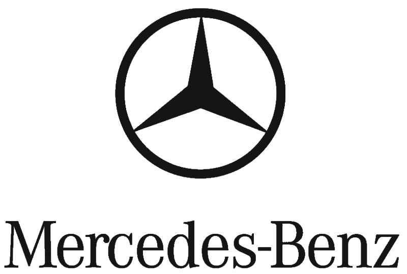 mercedes black logo
